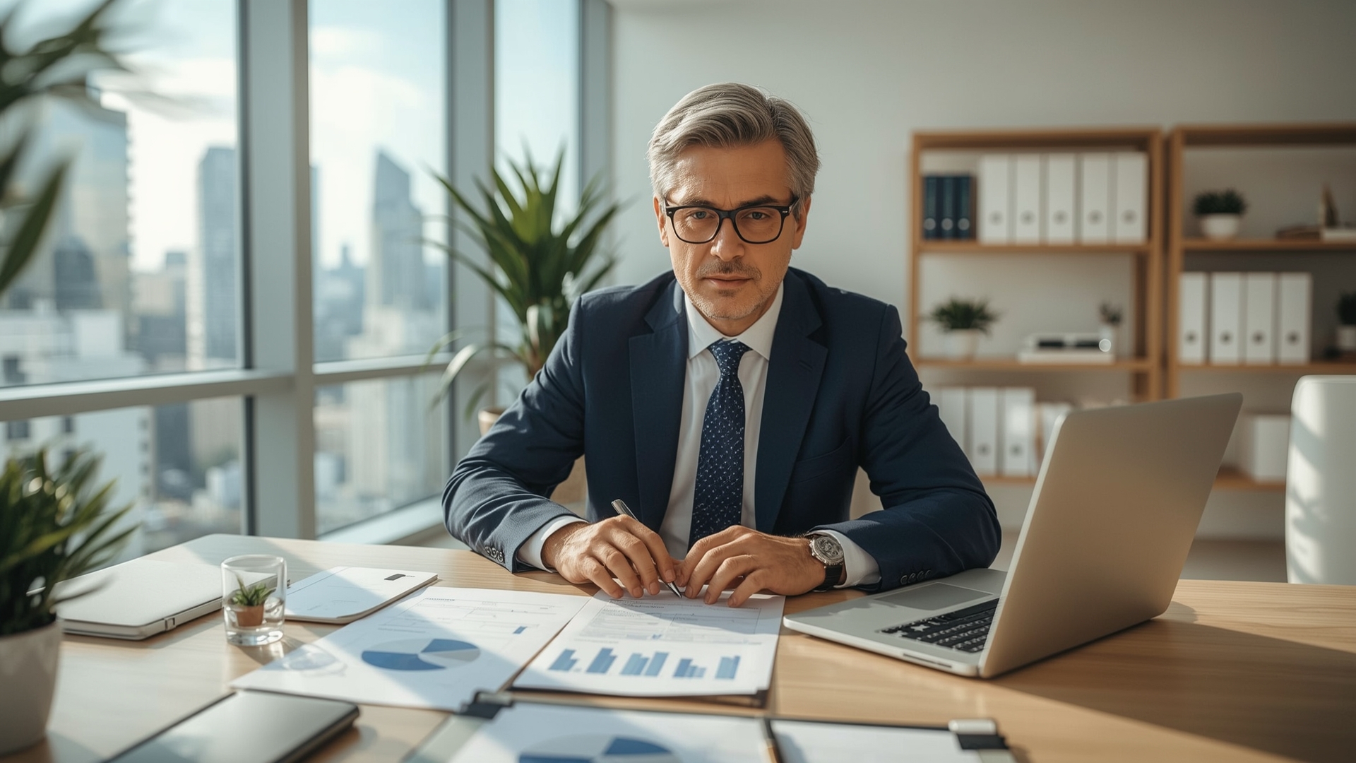 Équipe comptable professionnelle